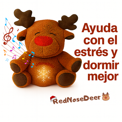 Peluche De Reno Con Respiración Anti Ansiedad