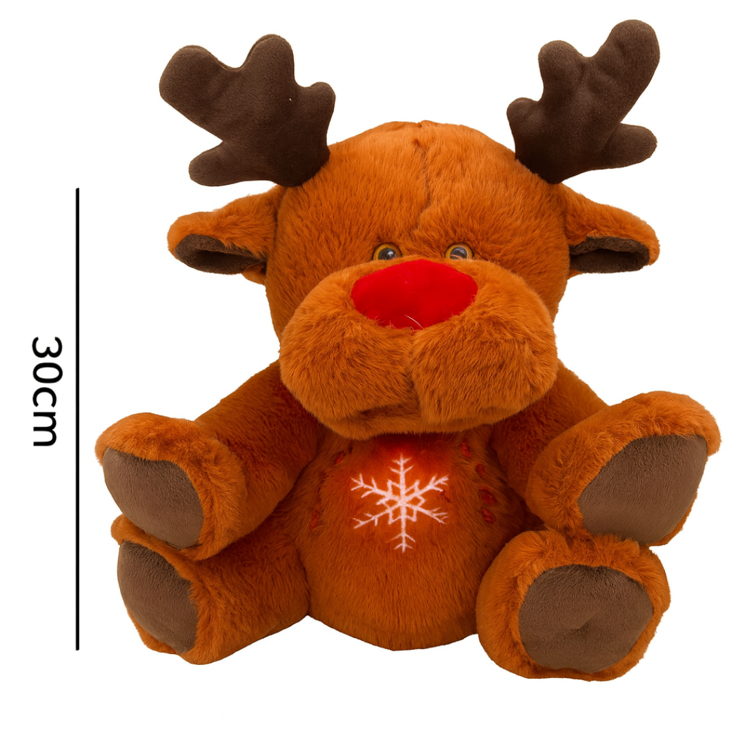 Peluche De Reno Con Respiración Anti Ansiedad