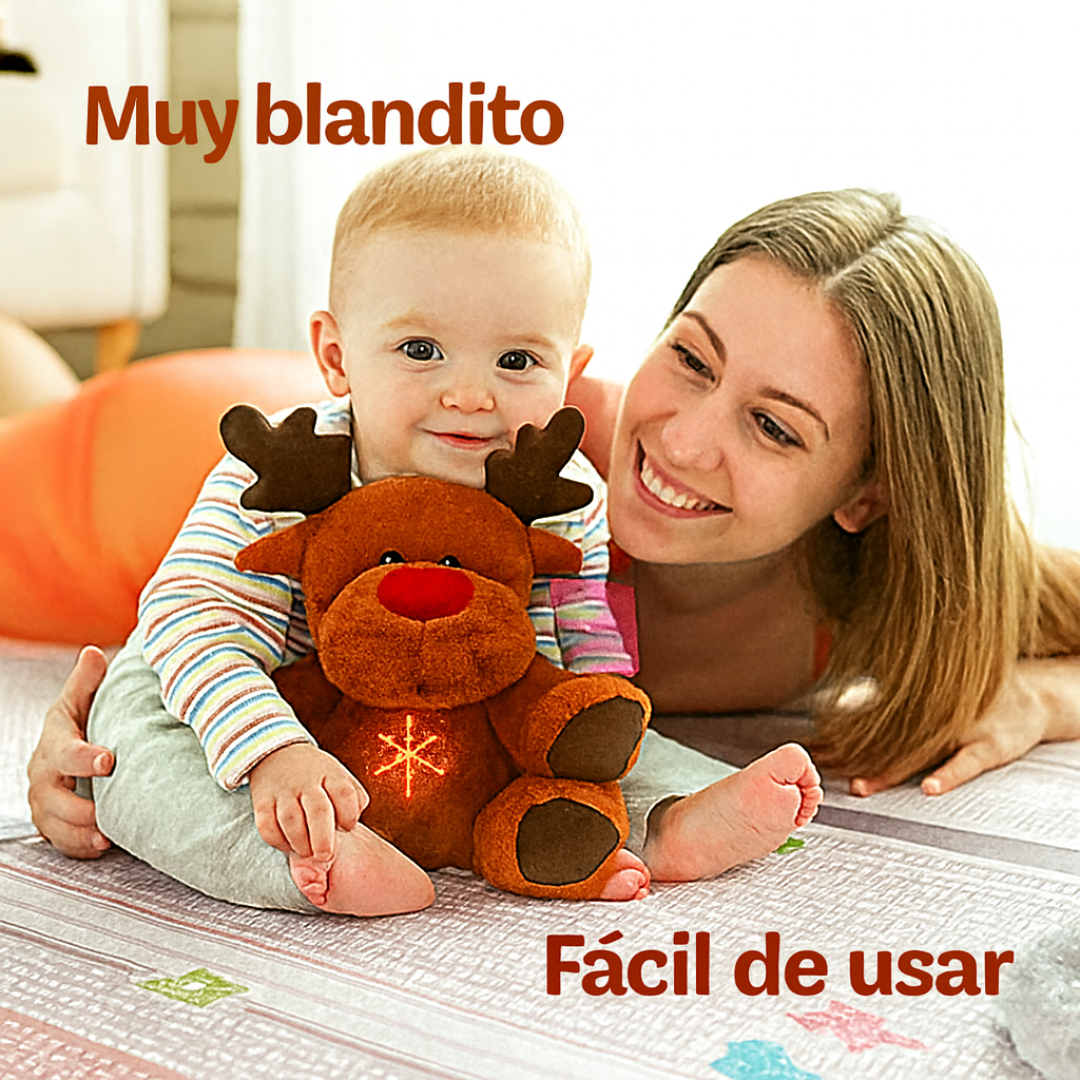 Peluche De Reno Con Respiración Anti Ansiedad