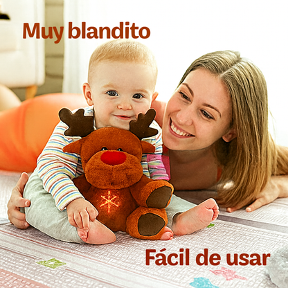 Peluche De Reno Con Respiración Anti Ansiedad