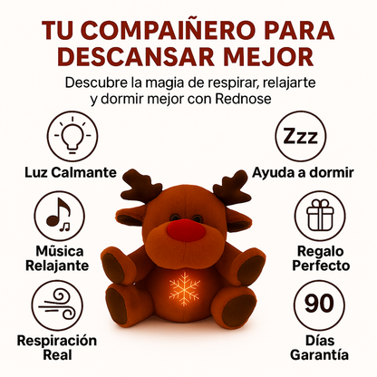 Peluche De Reno Con Respiración Anti Ansiedad